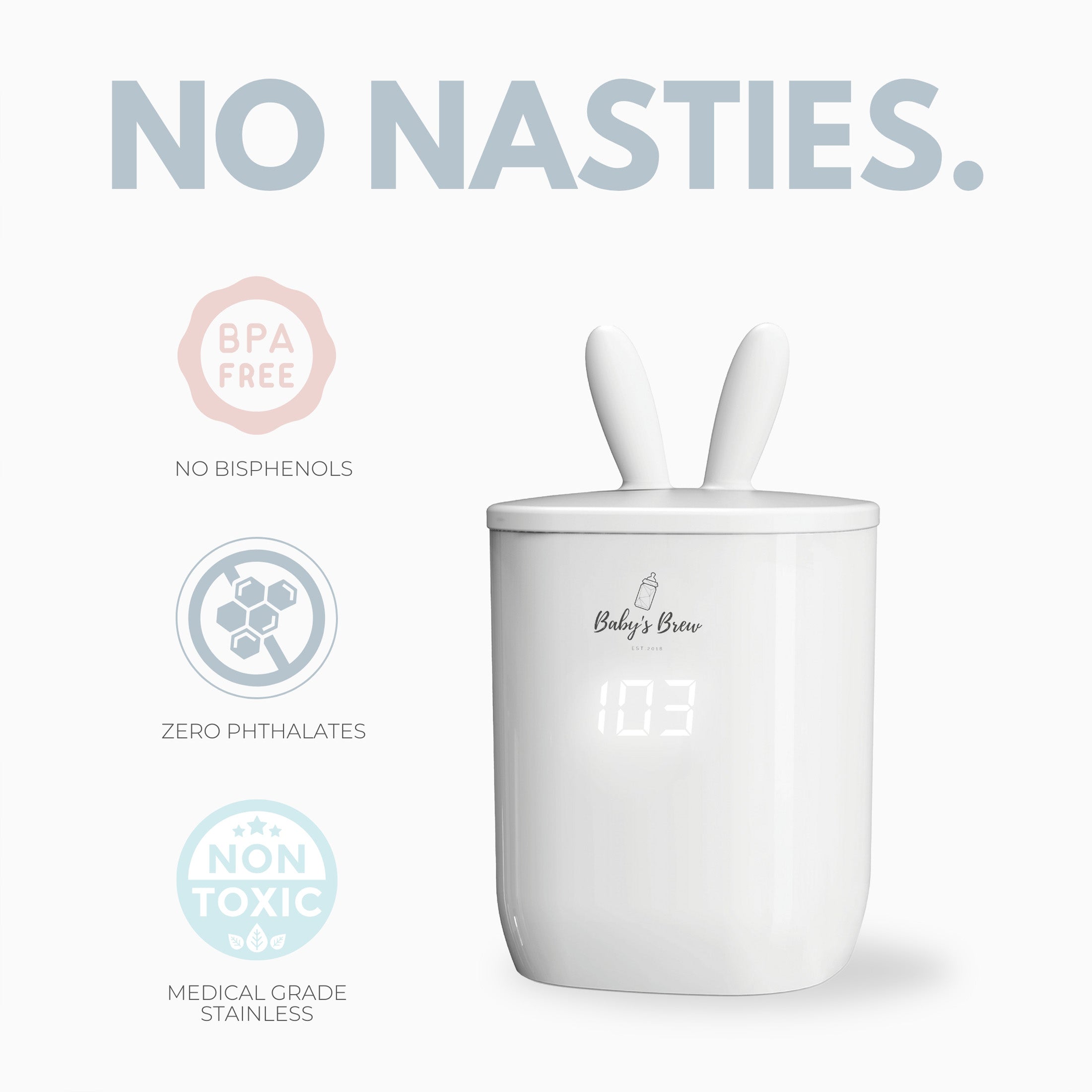 Baby's Brew 3.0 Portable Bottle Warmer Pro – Fast, Cordless & Travel-Ready