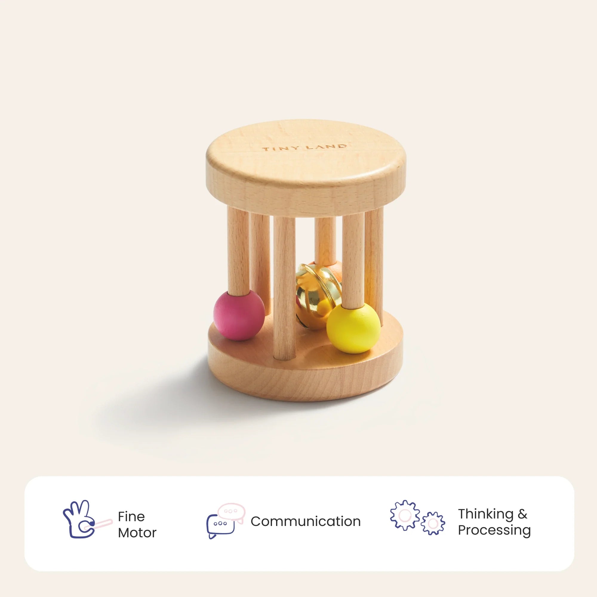 Tiny Land® Montessori Baby Sensory Set – Newborn Toys 0–3 Months
