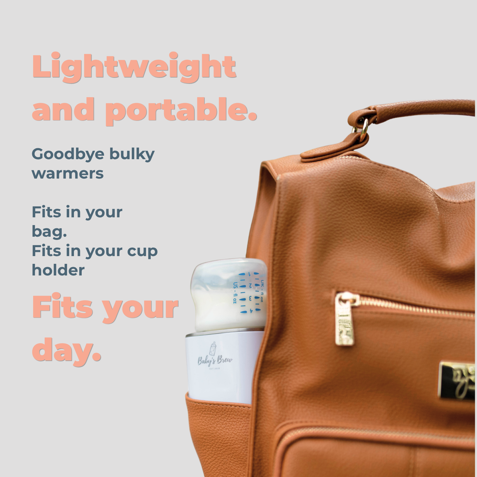 Baby's Brew 3.0 Portable Bottle Warmer Pro – Fast, Cordless & Travel-Ready