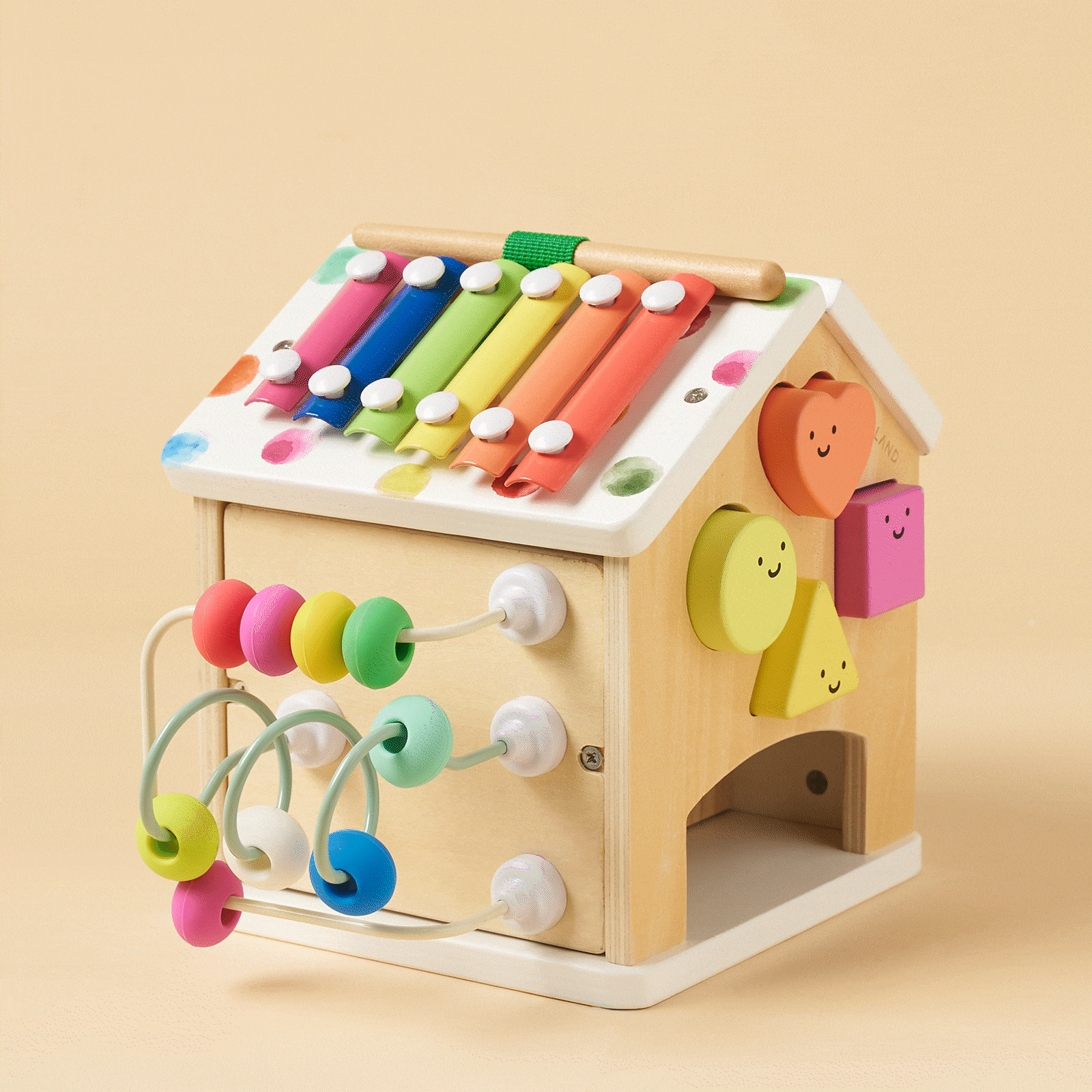 Tiny Land® Cottage Activity Cube - Rainbow