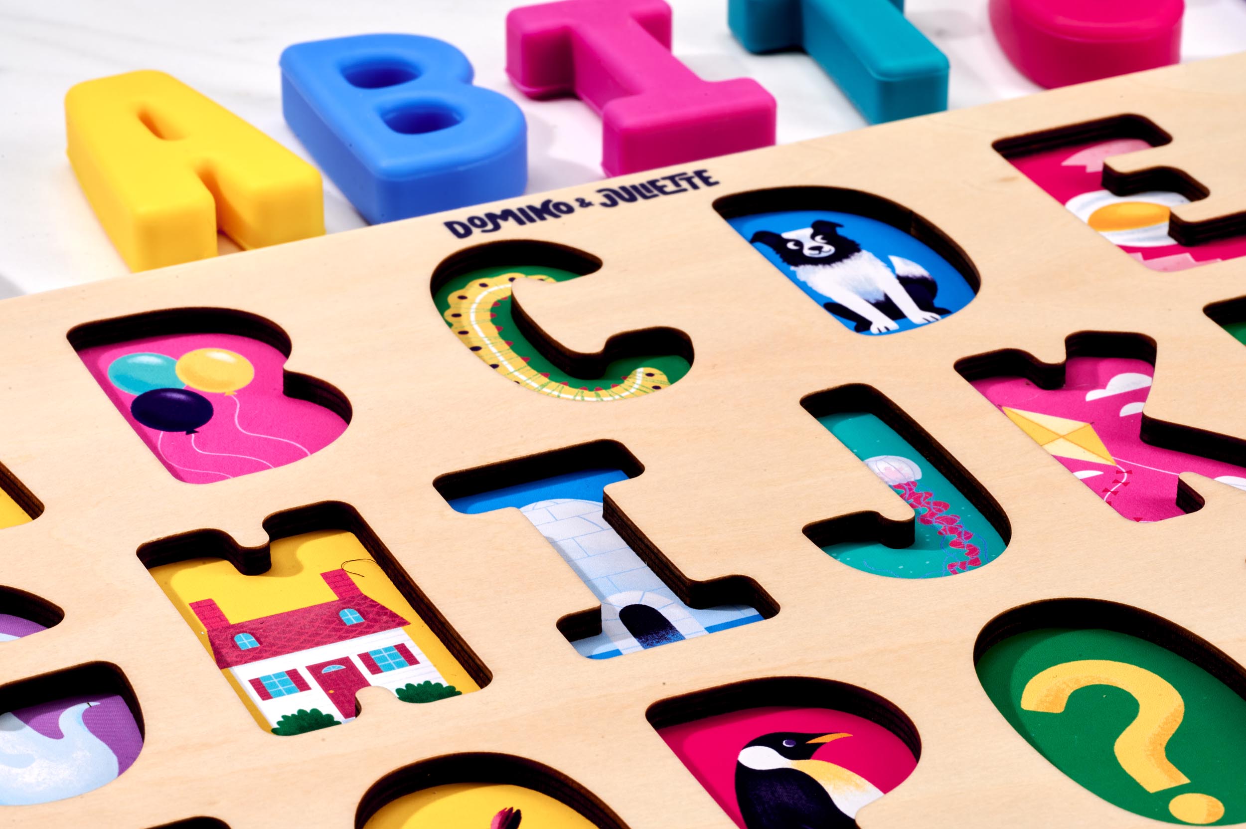 ABC Find & Fit Alphabet Puzzle – Montessori Learning Toy for Babies & Toddlers