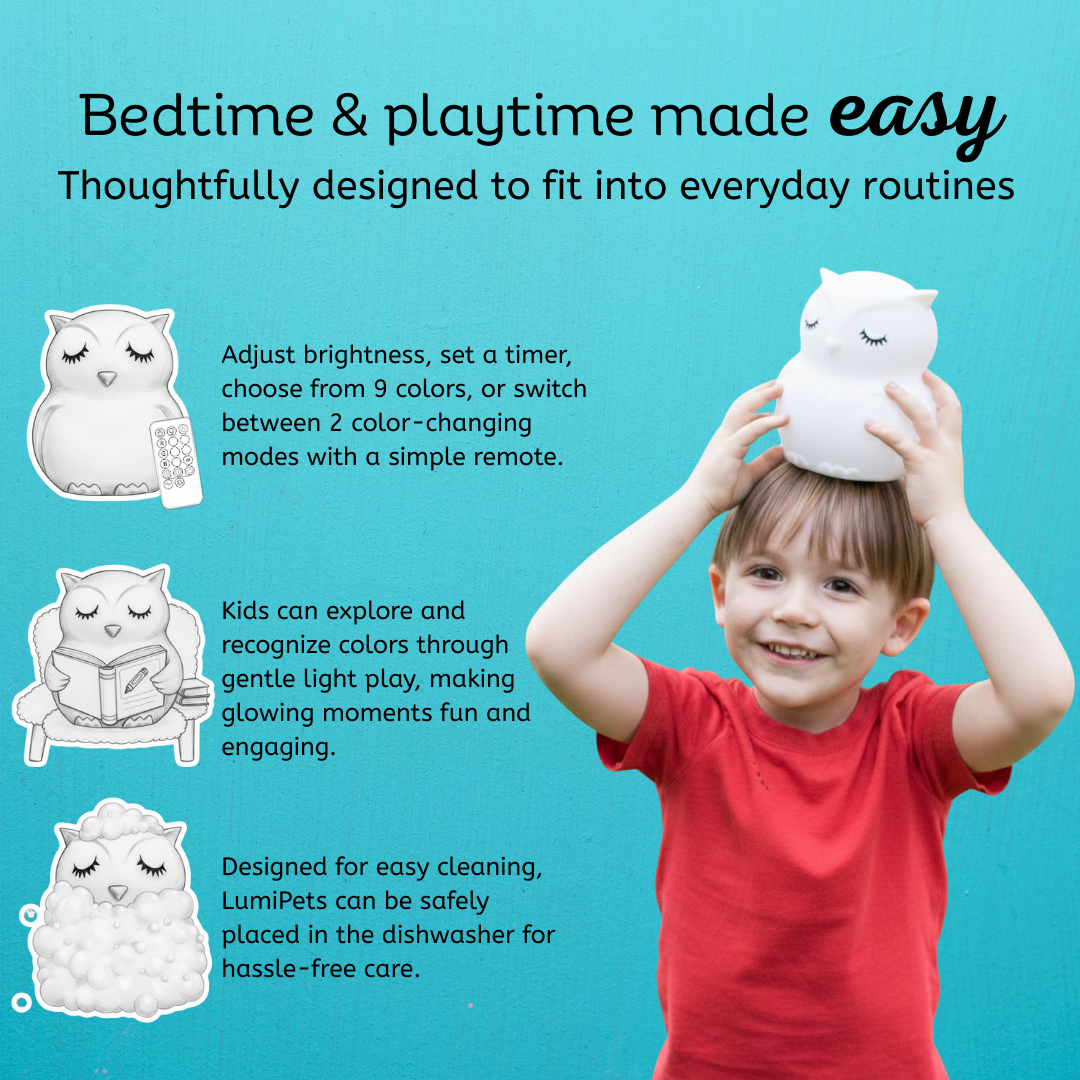LumiPets® Opal the Owl Night Light