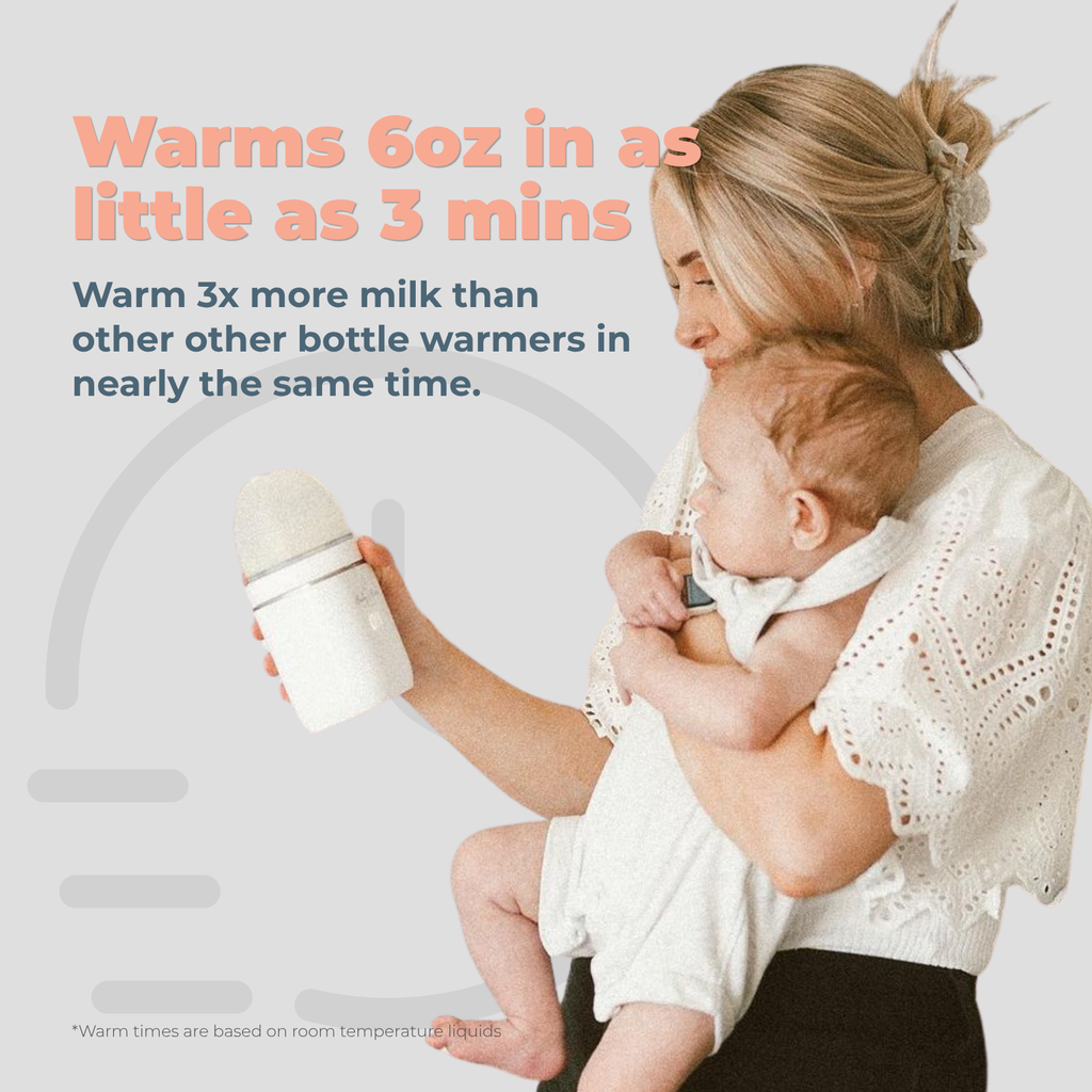 Baby's Brew 3.0 Portable Bottle Warmer Pro – Fast, Cordless & Travel-Ready