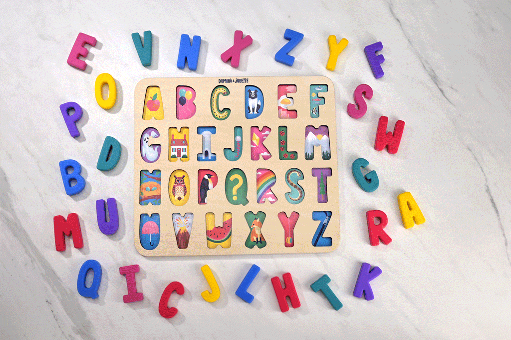 ABC Find & Fit Alphabet Puzzle – Montessori Learning Toy for Babies & Toddlers