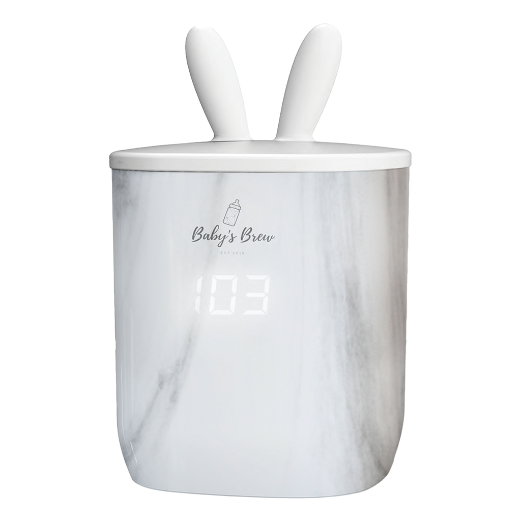Baby's Brew 3.0 Portable Bottle Warmer Pro – Fast 3-Min Heating | Safe for Breastmilk & Formula | Cordless Travel Design | BPA-Free